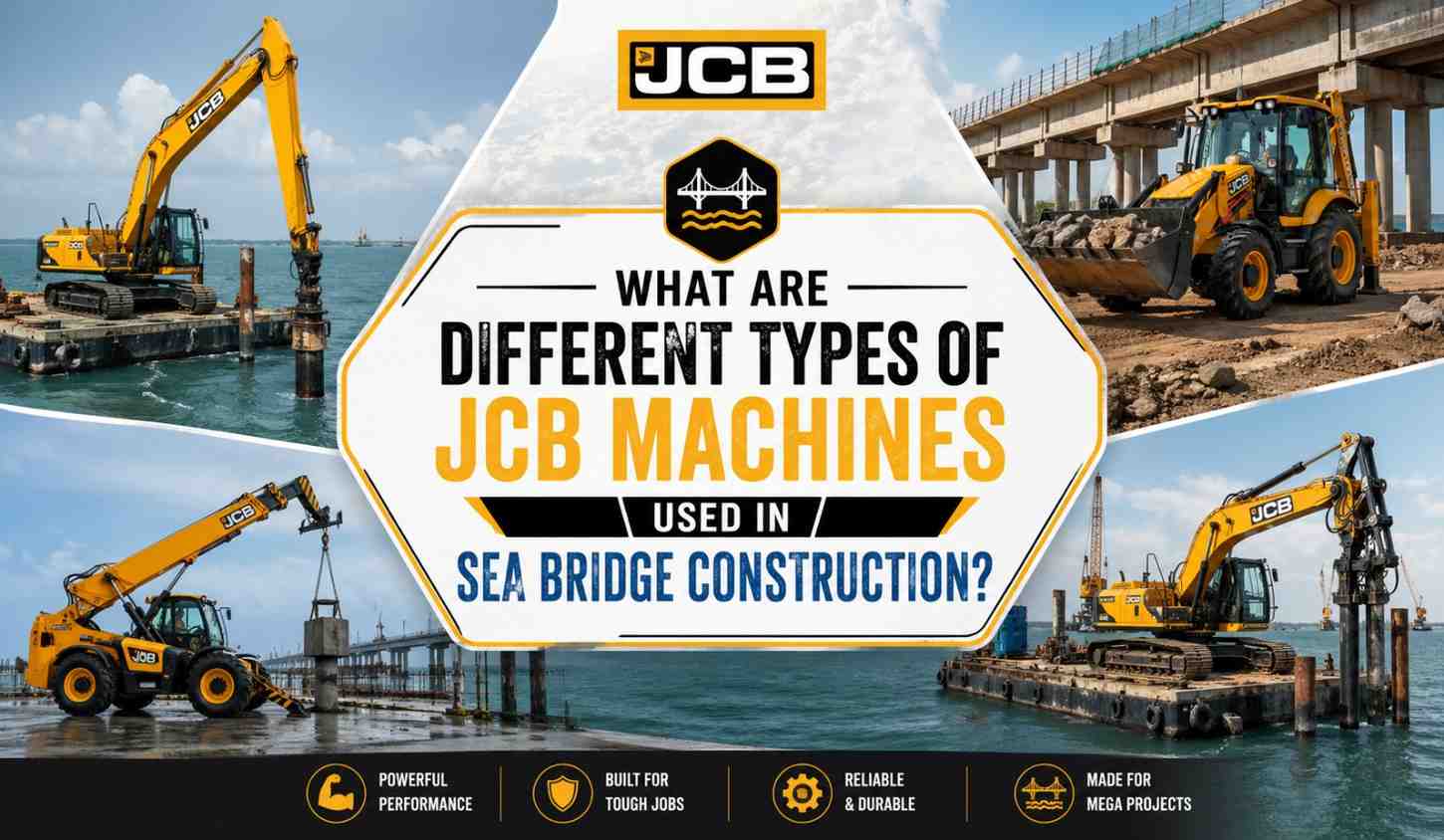 Types of JCB Machines Used in Sea Bridge Construction - The Automotive ...